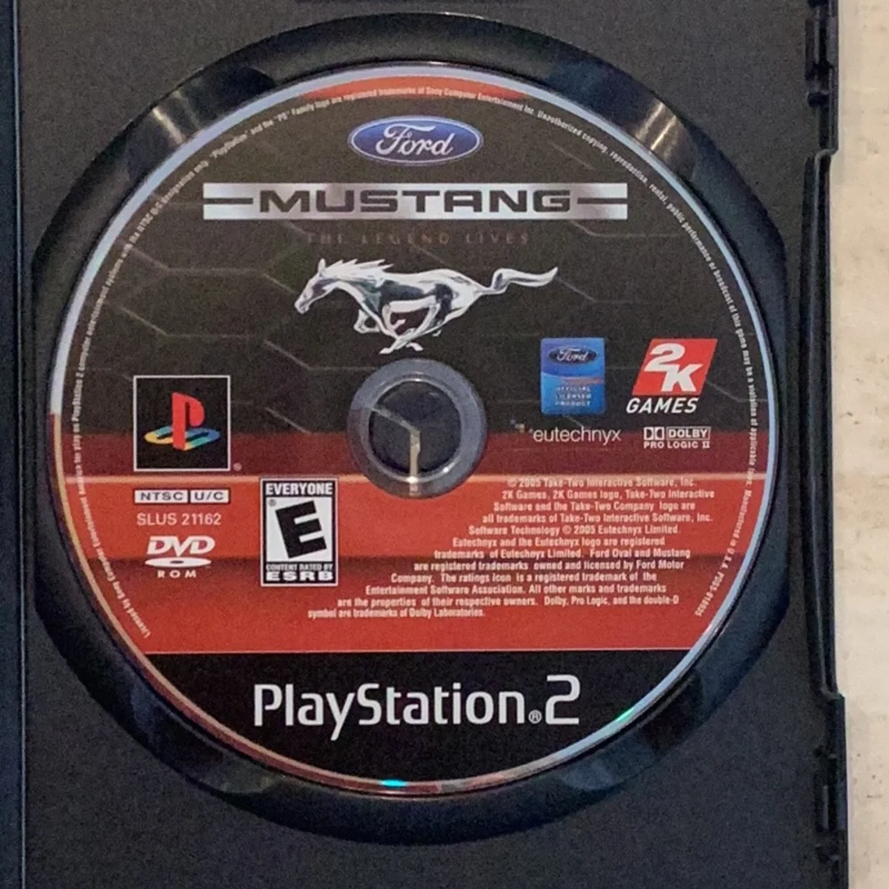 Ford Mustang The Legend Lives PlayStation 2 Game  PS2 CIB Tested